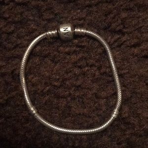 Silver Pandora bracelet
